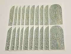 Mrs. Grossman’s Stickers Lot of 10 Strips ~Wrought Iron Gate Paper Whispers~2000