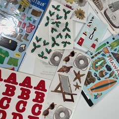 Lot Stickers Mrs. Grossman’s Sandylion Stickopotomous Scrapbooking Kids Crafts