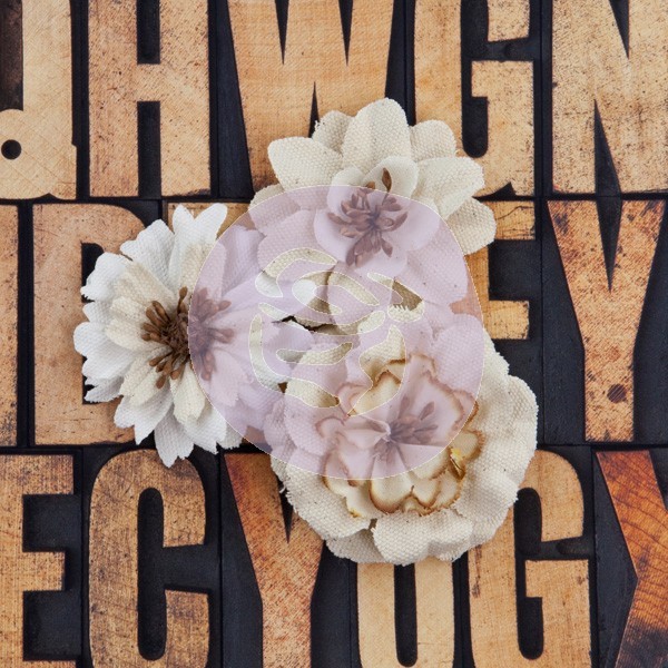 Prima «JUTES – JOVIAL» BURLAP PAPER FLOWERS 57419