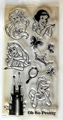 Disney Scrapbooking Stamping Supplies Mixed Lot Princess Travel New Paper Wizard