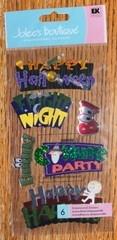 Jolees Spooky Signs Fright Night Costume Party Happy Haunting Halloween Boo Eeek