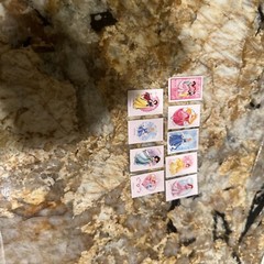 Vintage Favorite Disney Princess Stickers Belle, Aurora,Snow White,,Mulan & More