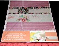 Envelope Wrappers Floral & Kraft Themed 36pcs 2 of each by We R memory keepers