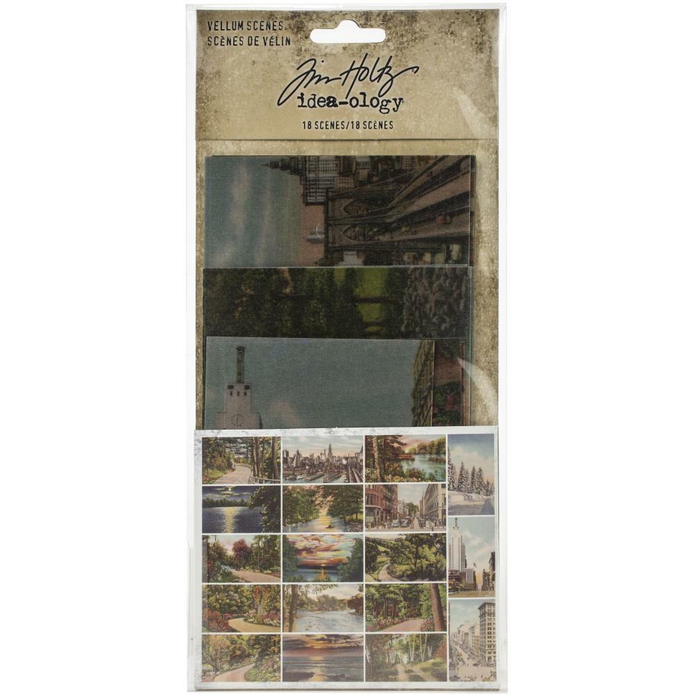 Tim Holtz Idea-ology – Velum Scenes 18Pc, TH94028