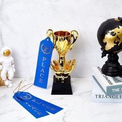 1st Place Quality Award Ribbons First Place Ribbon Blue Winner Ribbons Metall…