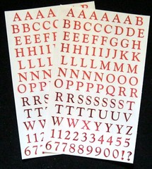 Mrs Grossman Alphabet Sticker Sheets Assortment *Your Choice* (See Description)