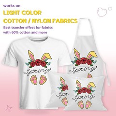HTVRONT Printable Heat Transfer Vinyl – 20 Pack Heat Transfer Paper for T Shi…