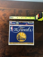 NBA Multi-Use Decal Reusable/Removable NEW-GOLDEN STATE WARRIORS – 2017 FINALS