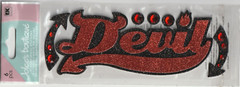 Vintage Jolee’s Title Waves DEVIL Glitter/Gem 3-D stickers 79501 Fast FREE ship!