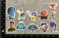 Lot of 10 Assorted Inside Out Disney Pixar Animated Cartoon Stickers