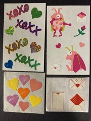 Vintage HEART LOVE Sticker Sheets Scrapbook Planner Craft Stickers
