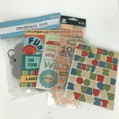 Lot Of Colorbok Chipboard Book And Four Packs Of Fun Stickers New