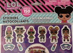 L.O.L DOLL SURPRISE Prismatic/Glitter Sticker Set(150pc)Girlfriends•Glam Squad•