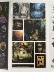 3 Sticker Sheets From Stickii Club’s 2025 Advent Calendar Dark Fantasy Magic