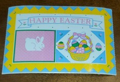 SRM Press, HAPPY EASTER, sticker sheet, Cute bunny, Easter basket, Easter Eggs