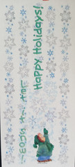 SUZY’S ZOO «LET IT SNOW/HAPPY HOLIDAYS» SCRAPBOOKING BORDER STICKER #9880