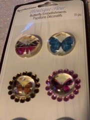 Recollections FLORAL EMBELLISHMENTS 8 PCS MULTI PICS DESIGN #2