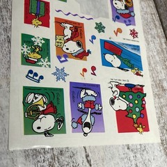 VTG Peanuts Characters Snoopy Stickers 1958, 1965 United Feature Syndicate