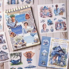 Garden Junk Journal Stickers, 50 Sheets, Scrapbook Supplies, Watercolor6018