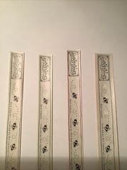 Lot of 275+ total of 4 different Sue Dreamer 12 x 5/8 border sticker Ribbons!!!