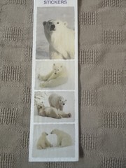 VTG 2003 Mrs Grossman’s Wild Animal Stickers Lot 9 NOS Horse Polar Bear