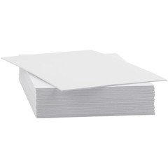Mat Board Center 25 Pack 4×6 Uncut Photo Mat Boards White Backing Sheets
