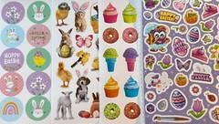 399 Sticker SCRATCH N SNIFF STINKY STICKERS SCENTED FUN CUTE EASTER THEMES