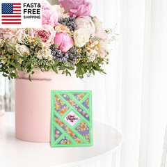 3 PCS Rectangular Die Cuts for Card Making, Frame Scrapbook Metal Cutting Die