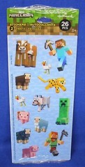 Hallmark Stickers Mojang Minecraft Steve Alex Creeper Animals Free Ship Over $15