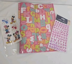 Scrapbook Organizer & Accessories (Stickers, Scissors, Magazine)