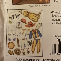 Paper Reflections 19 Vellum Die Cuts Boy’s Activities BRAND NEW