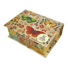 Punch Studio Metallic Greeting Card Box Set (Three Butterflies)