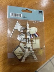 Jolee’s PARIS Stickers Eiffel Tower Vacation Travel France~FREE SHIPPING