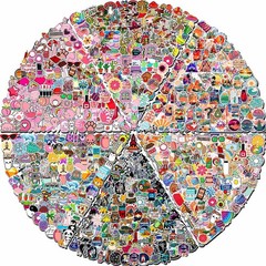 600 PCS Waterproof Valentine’s Day Stickers for Water Bottles Skateboards