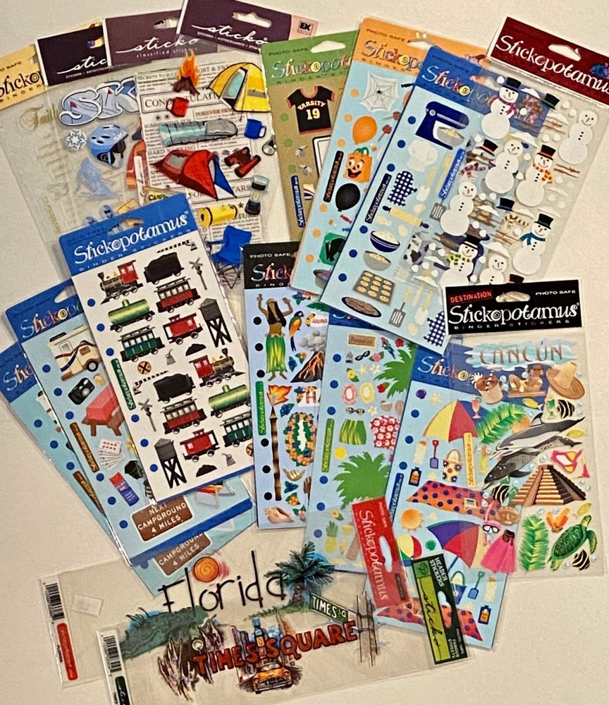 NEW Stickopotamus & Sticko! Various Styles YOU CHOOSE! #5 Ships Free!