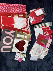 Mixed Lot cards, gift bags, card holder, name tags