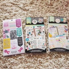 The Happy Planner Sticker Book Lot Of 2 + Student Sticker Book
