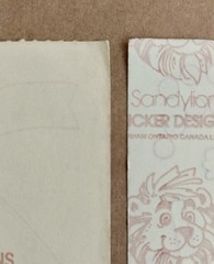 Vintage Sandylion Maxi Activity Stickers – Tree, Bear, Van, Picnic