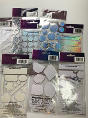 EK Success Sticko School Scrapbook Stickers Lot Sports Clubs Pencils Bus