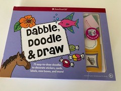American Girl Dabble, Doodle and & Draw New Stickers Cards Labels Saige Grace