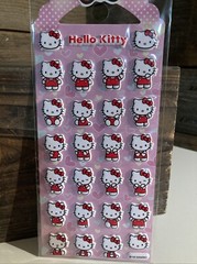 4- New Rare Cute Japanese Sanrio Hello Kitty Raised Puffy Sticker Sheet