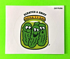 Large Jar Of Pickles Scented Everything Smells Sticker