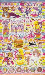 Lisa Frank Sticker Book 600 Stickers ~ Qty 1