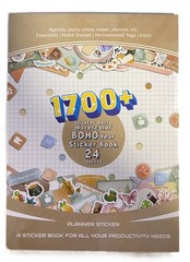 6″ x 8″ Planner Sticker Books – Set of (2) Books each w/ 1700+ Stickers