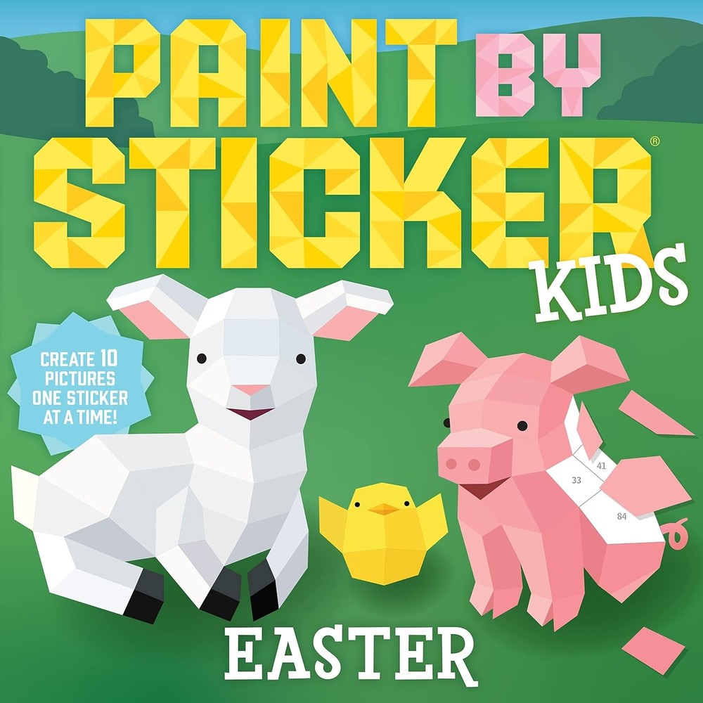 Paint by Sticker Kids (Official): Easter: Create 10 Pictures One Sticker at a Ti