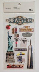 New York City United States Travel Scrapbooking Stickers by Recollections
