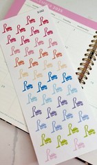 Home Cleaning, bathroom,Floor Cleaning:Handmake Erin Condren Planner Sticker