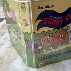vintage Trend 80s Stinky sticker collector Album Binder Book 1983 & pages