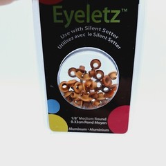 5 New Provo Craft Eyeletz 1/8″ Medium Round Spice Tan Color