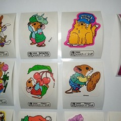 Trend Large Scratch ‘N Sniff Stickers Lot Clean Unscratched Vintage 1980s